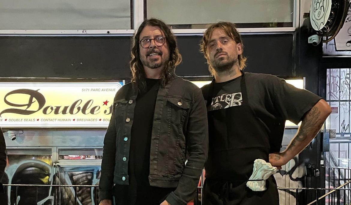 Dave Grohl Double's Montreal