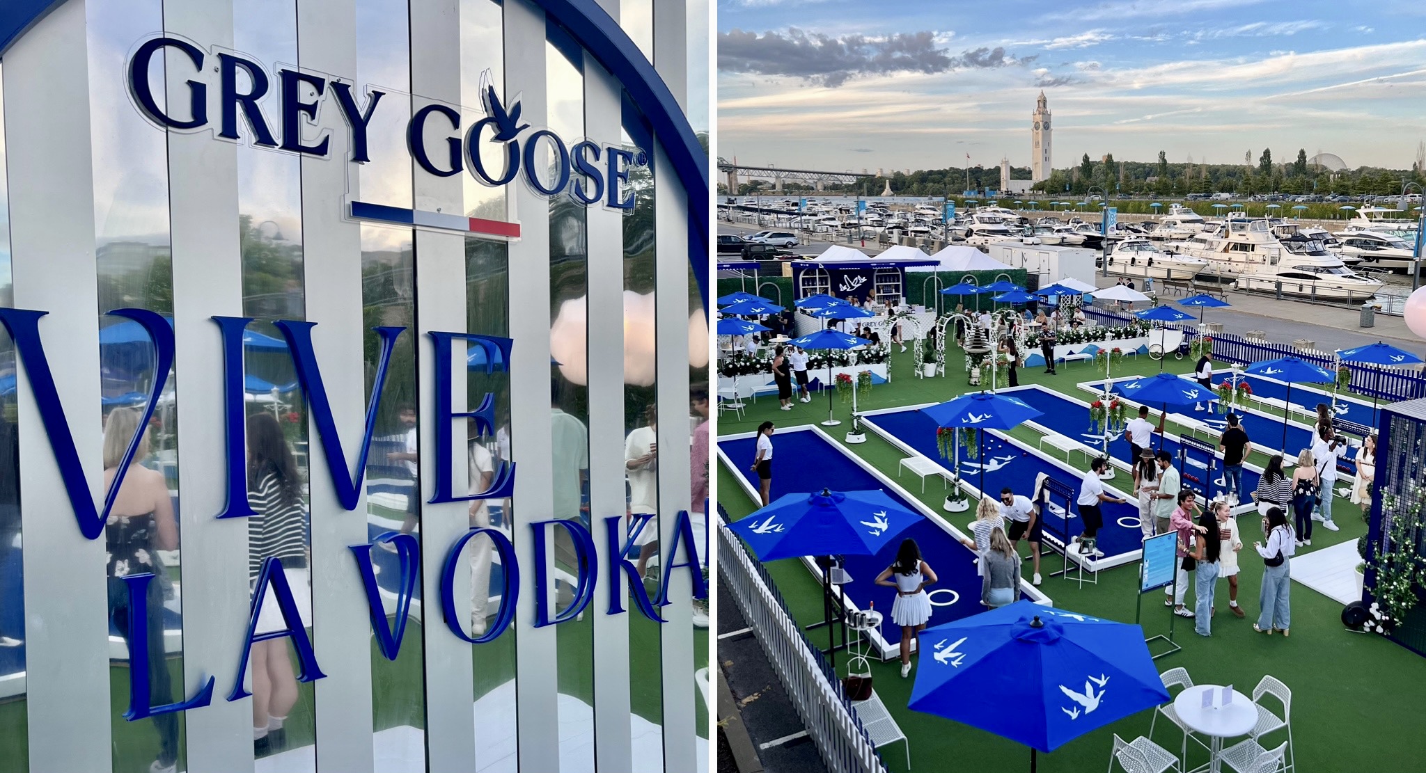 Grey Goose is hosting a lawn bowling pop-up in the Old Port of Montreal this week