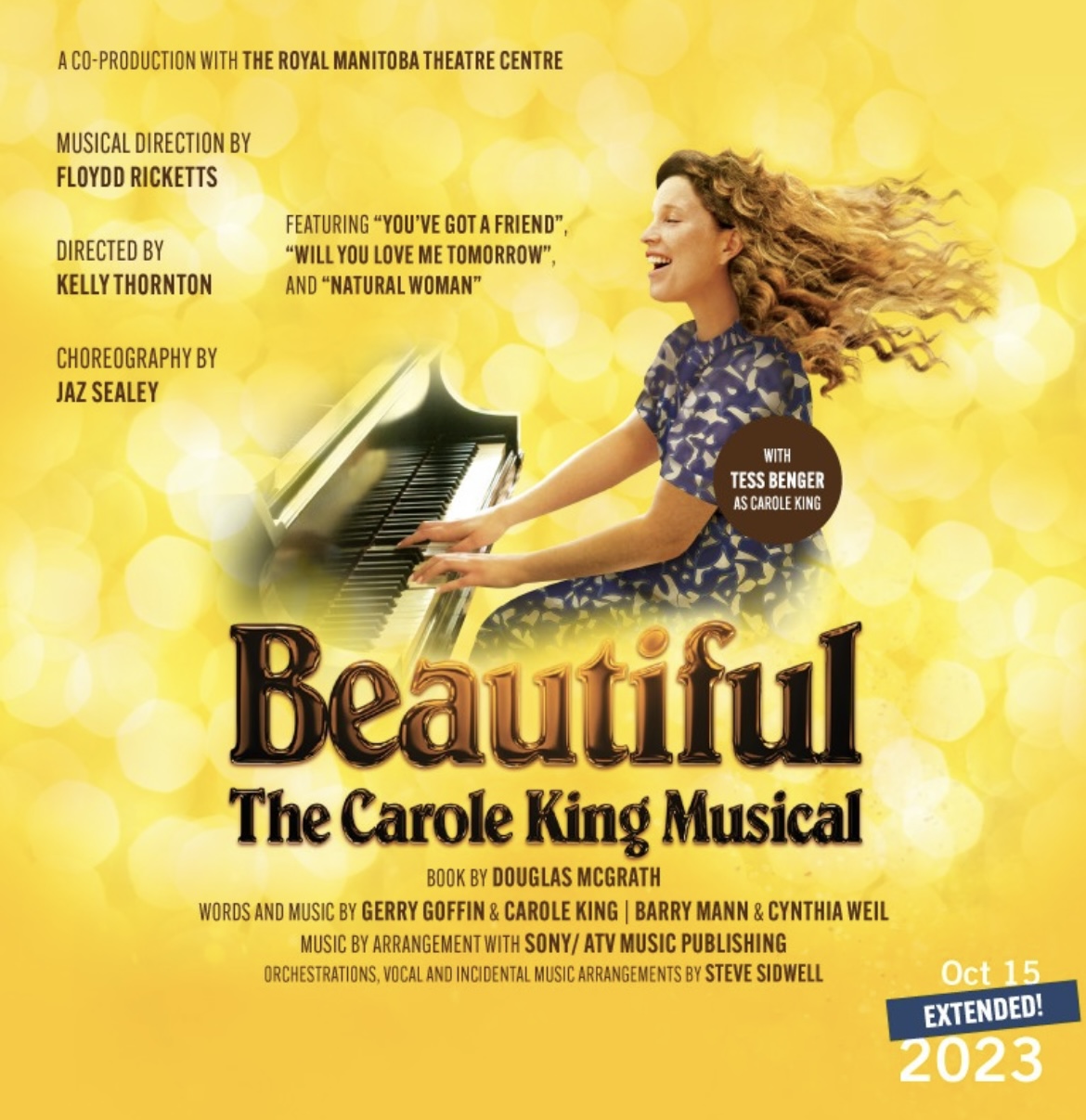 Beautiful: The Carole King Musical extended till Nov. 12