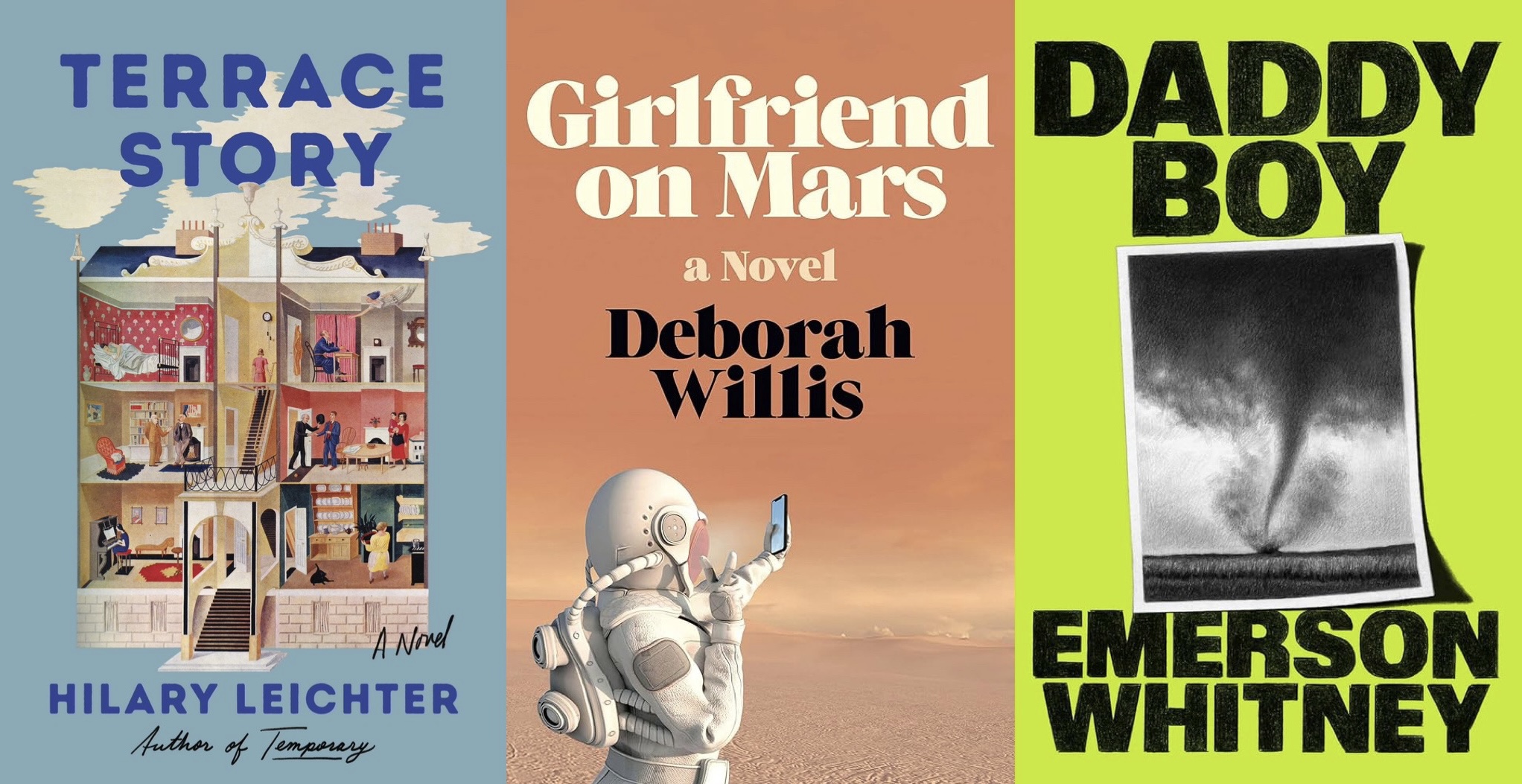 3 books to read this month: Girlfriend on Mars, Daddy Boy, Terrace Story