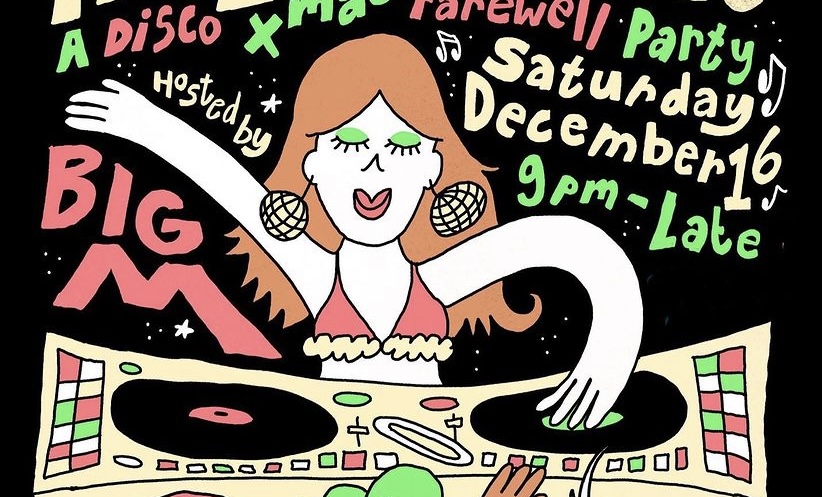 The last event at Diving Bell will be a blowout disco party on Dec. 16
