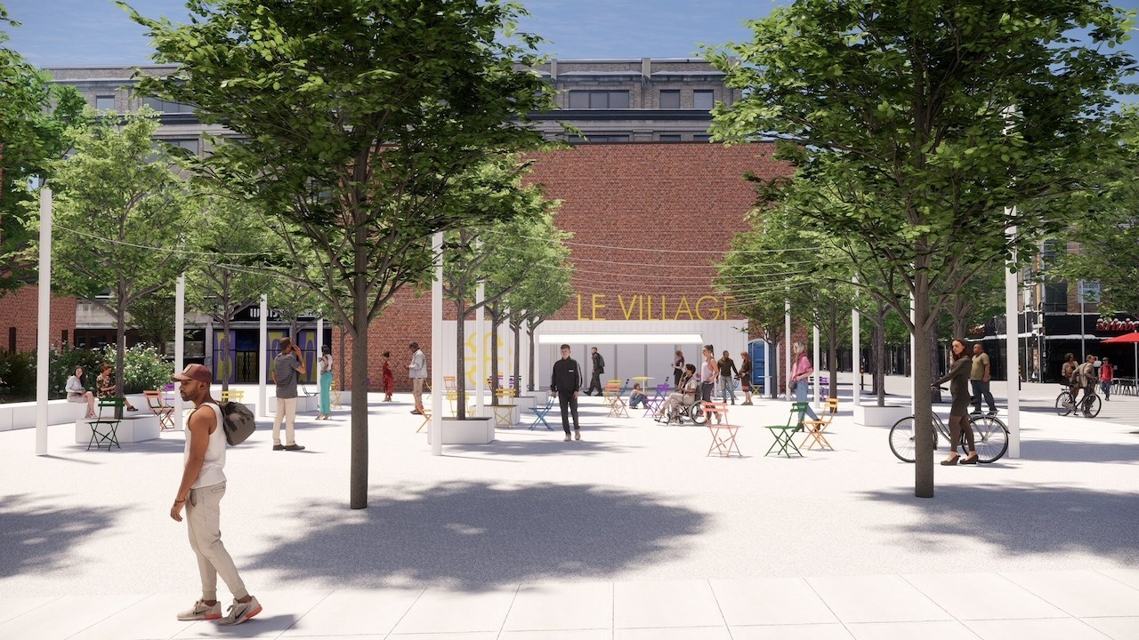 A new public square for summer events is coming to the Village in Montreal