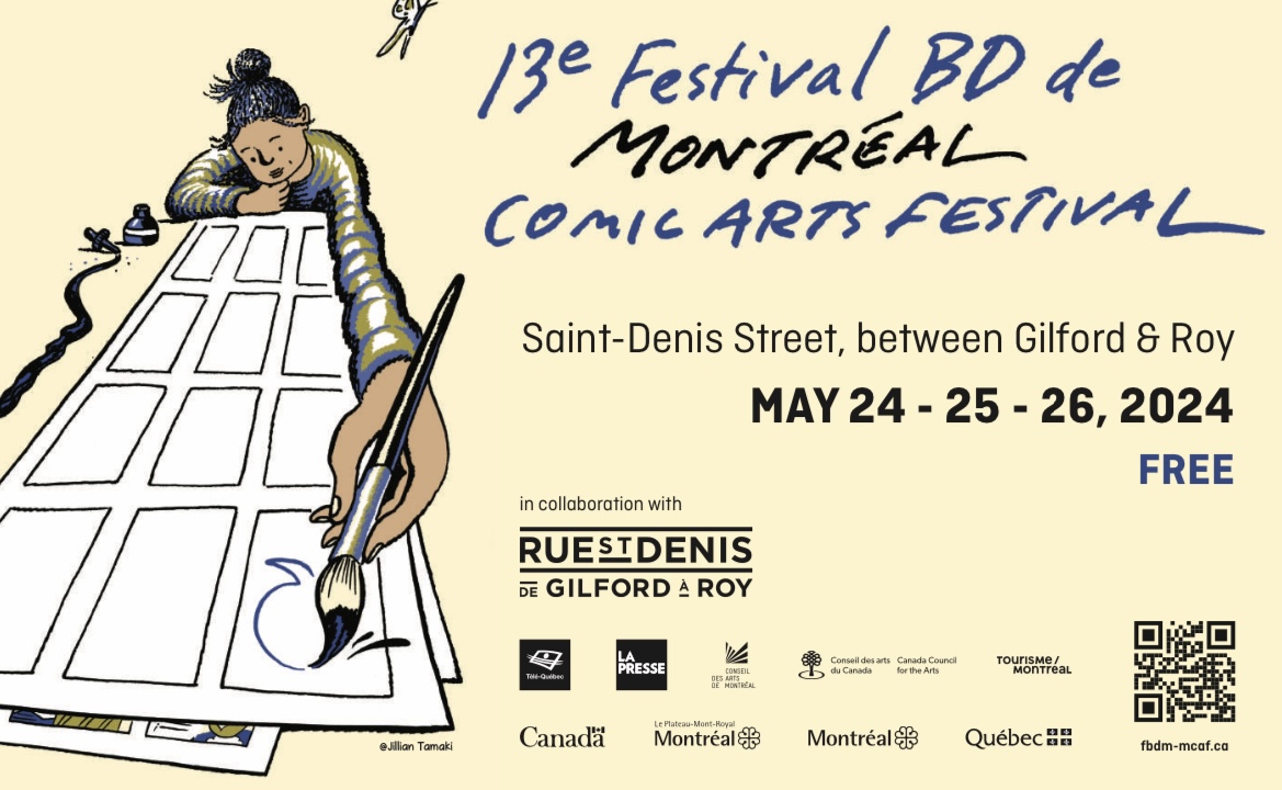 The 13th annual Montreal Comic Arts Festival is happening from May 24 to 26