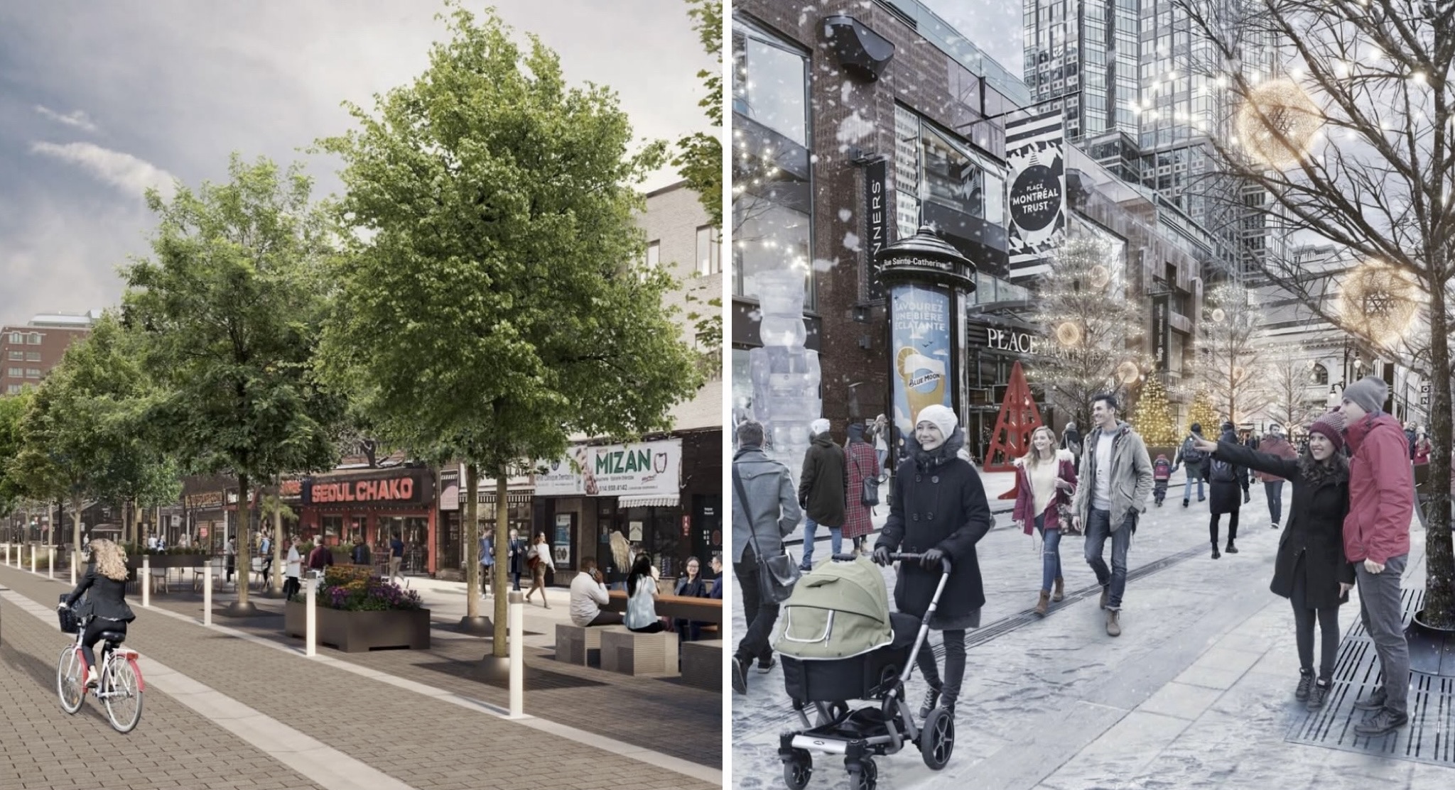 Downtown Montreal reimagined: City announces partial pedestrianization of Ste-Catherine West