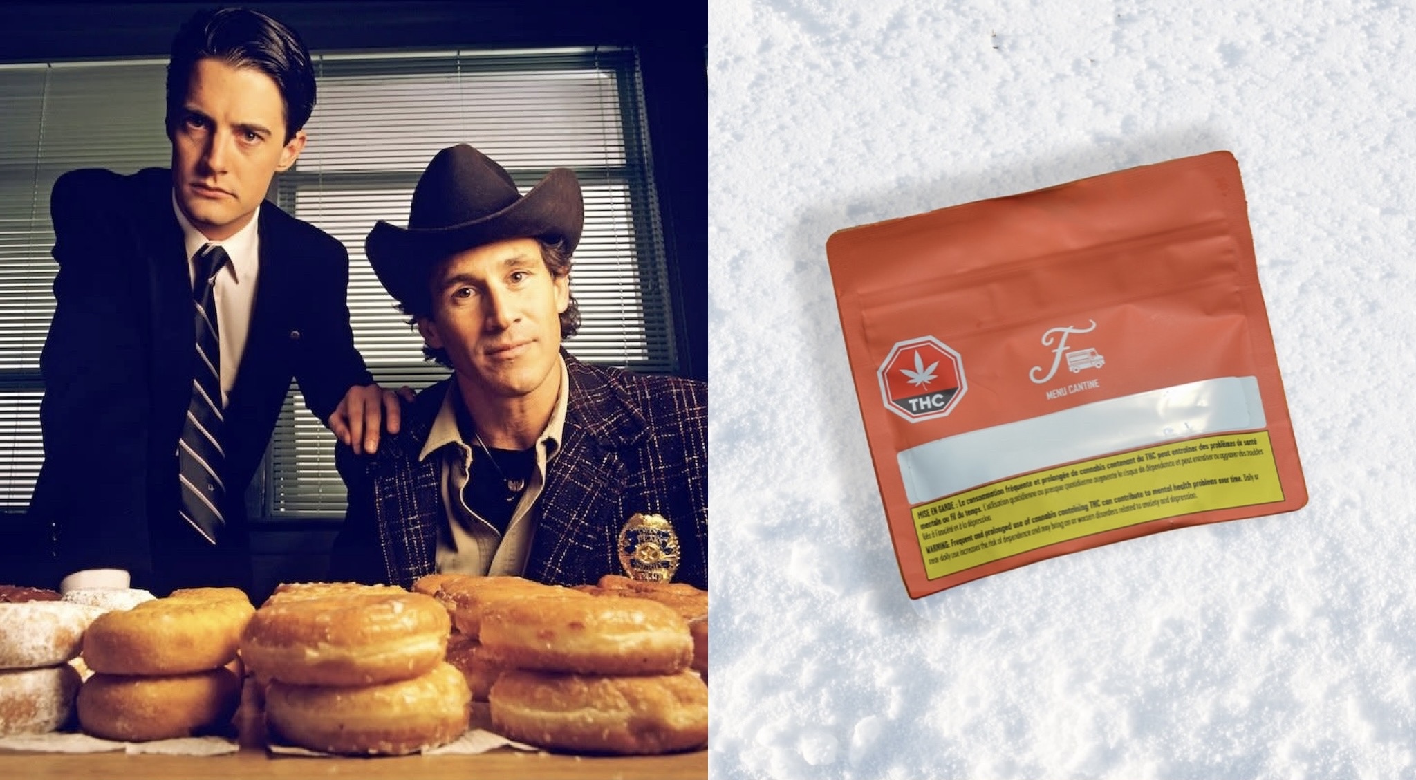 Two cannabis strains from Fleurons had us craving junk food and watching Twin Peaks