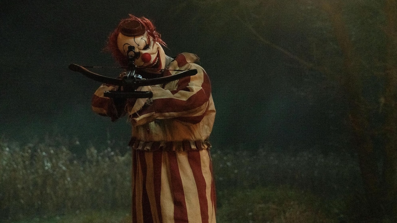 Clown in a Cornfield blends classic slasher tropes with solid acting, writing and social commentary