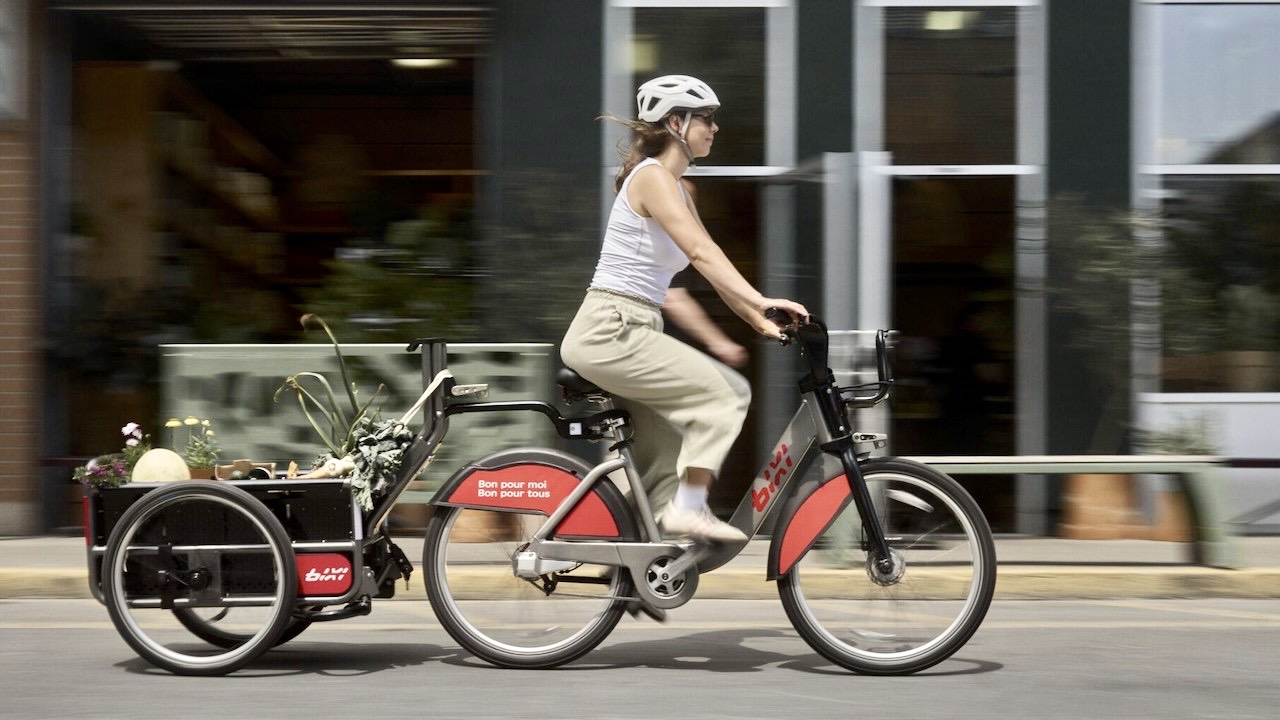 BIXI trailers are available in Montreal as of today — a first in North America
