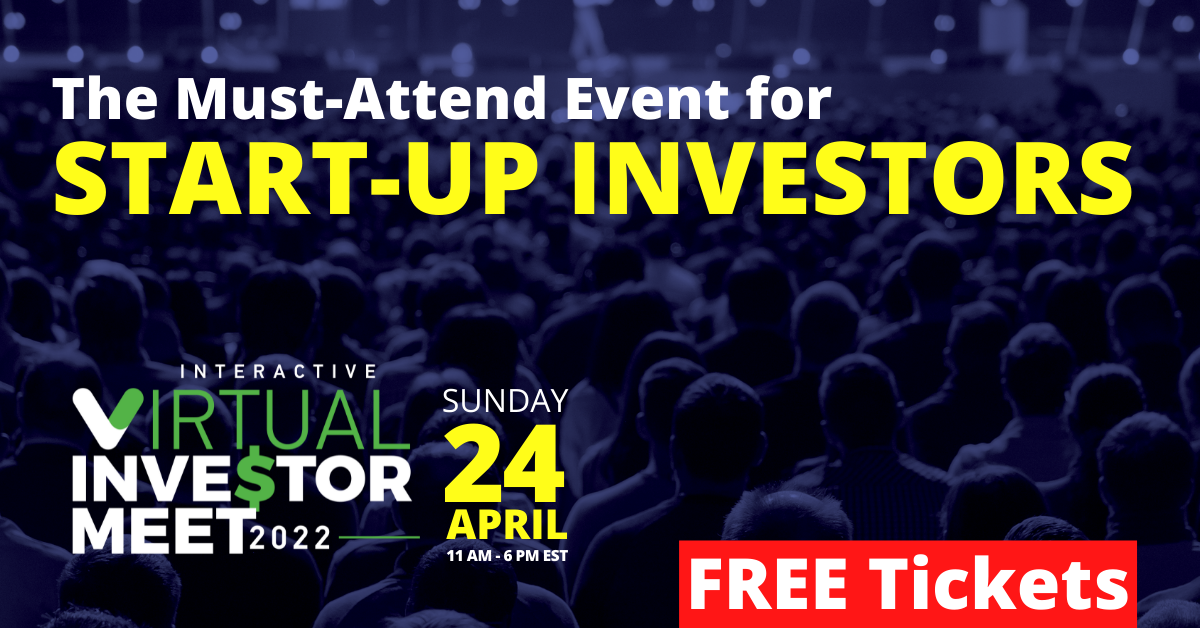 Interactive Virtual Investors Meet 2022- Free Tickets