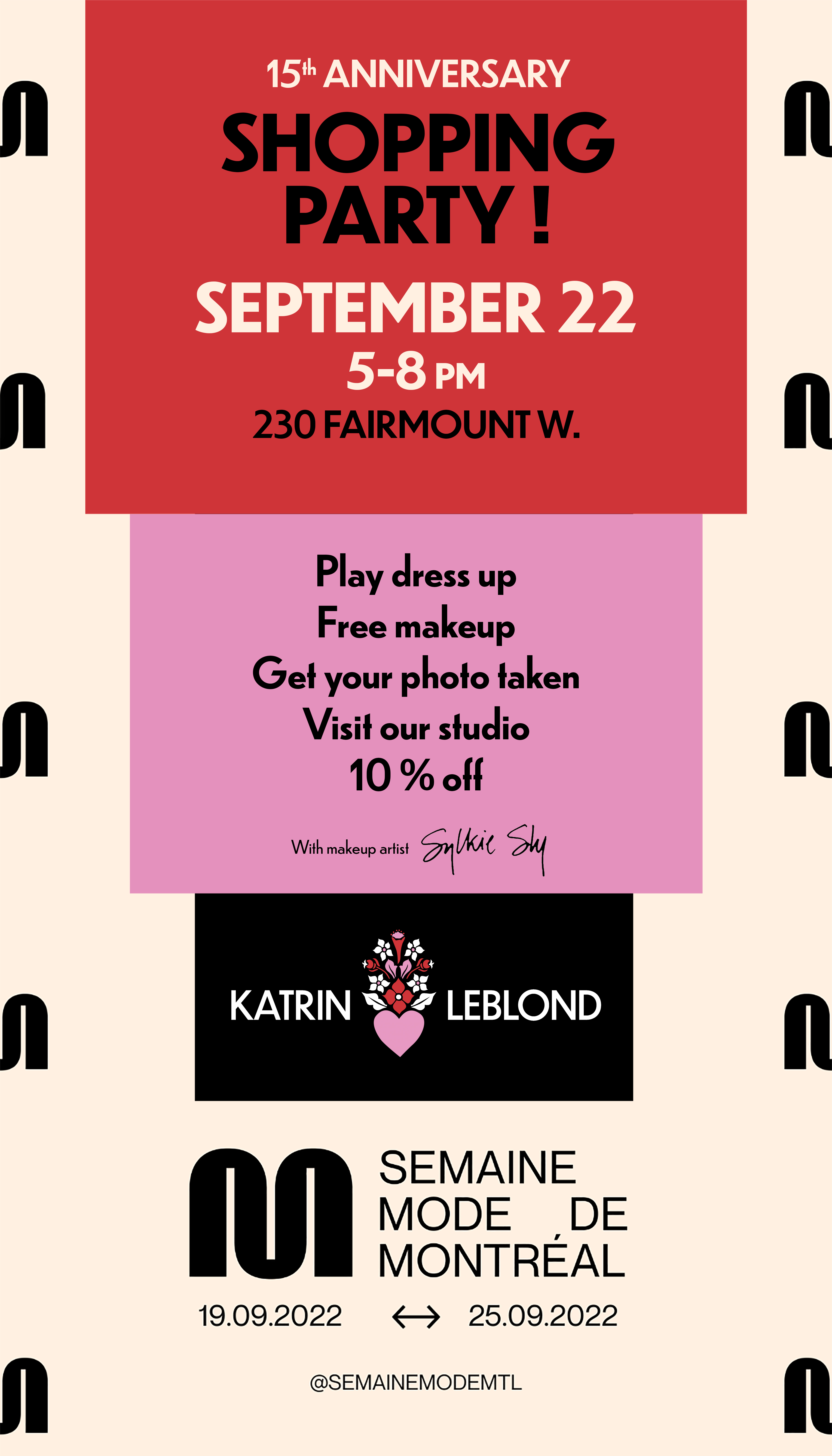 Montreal Fashion Week Shopping Party