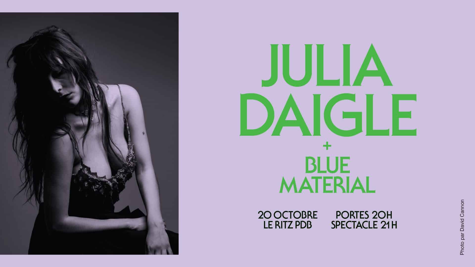 Julia Daigle – Blue Material