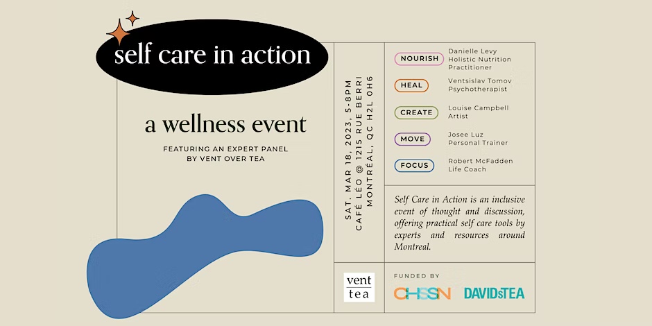 Self-Care In Action: A Wellness Event by Vent Over Tea
