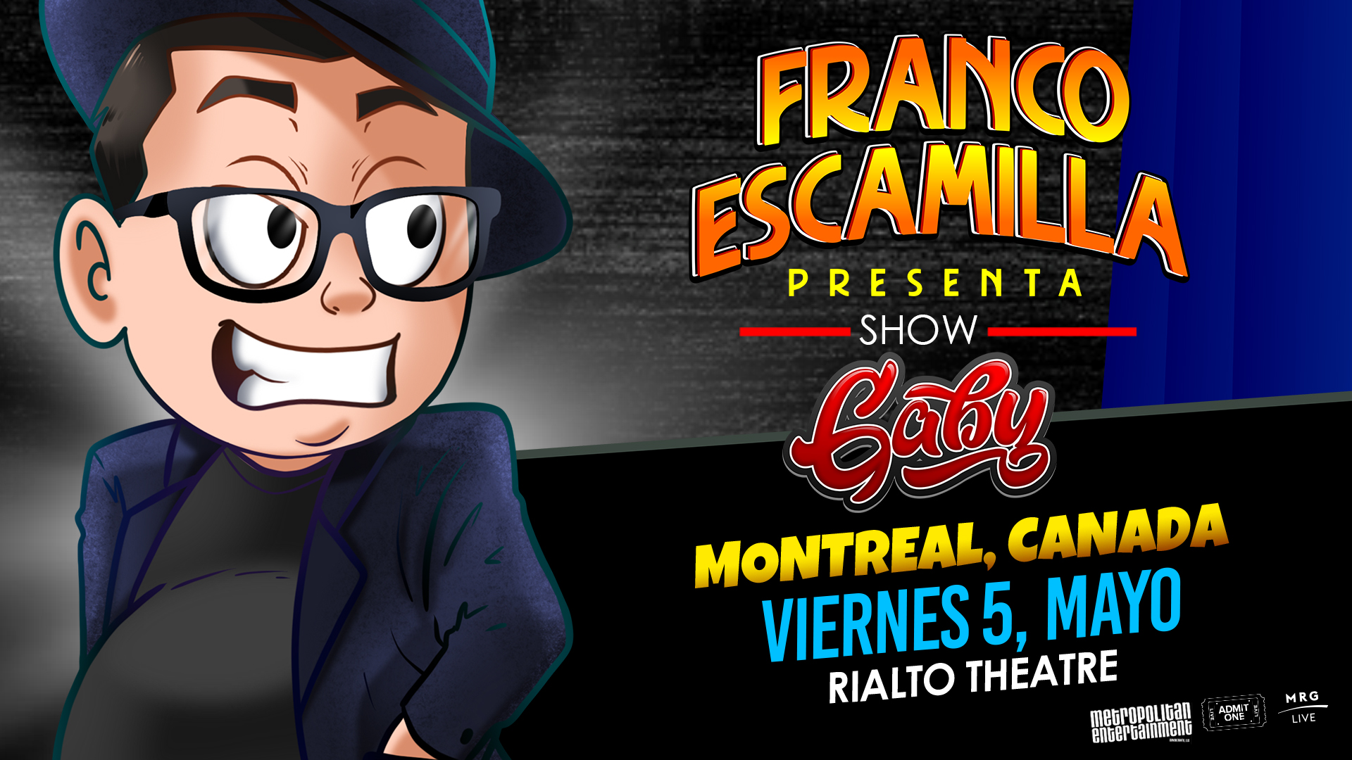 MRG Live & Metropolitan Entertainment present Franco Escamilla