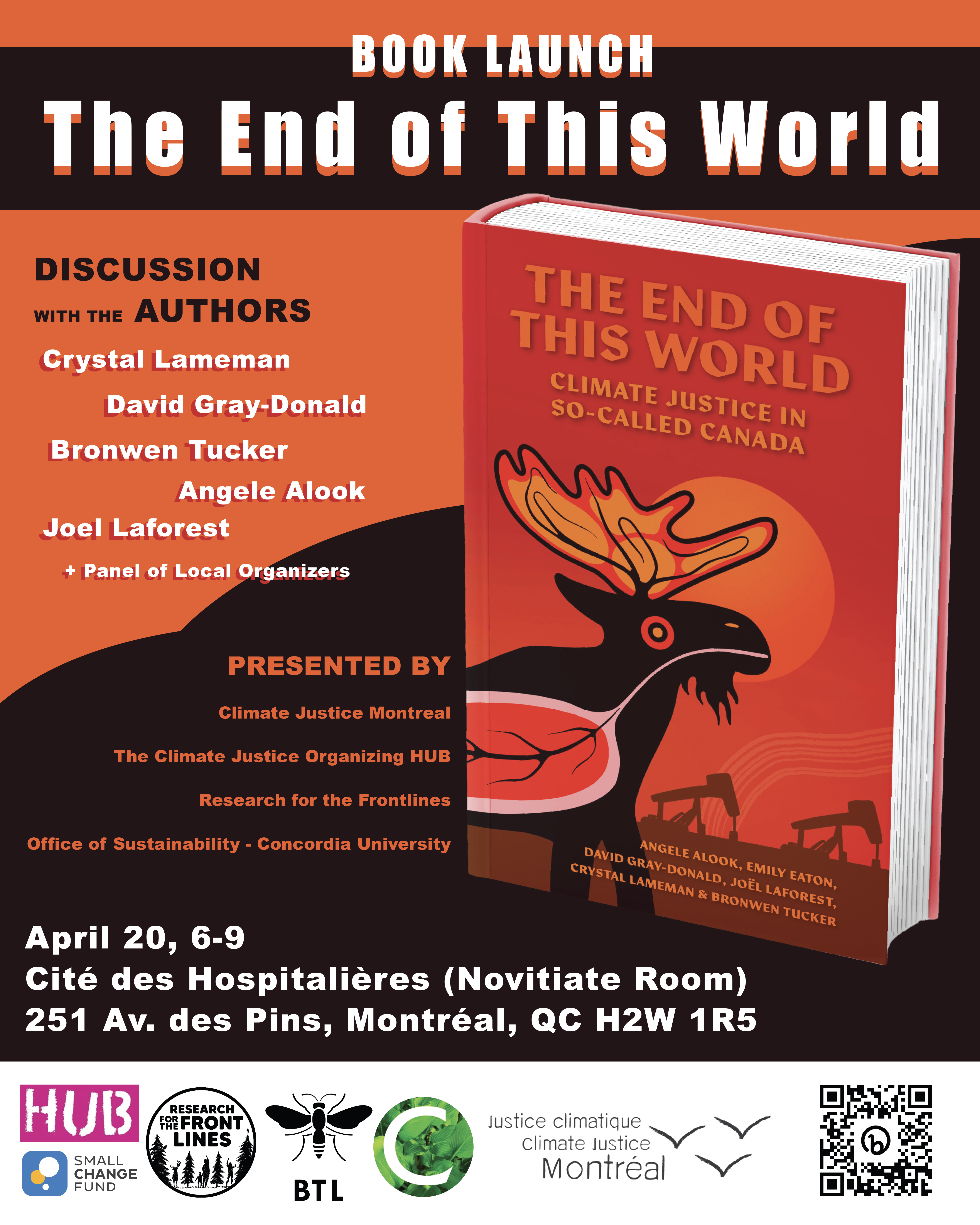 The End of This World Mtl book launch
