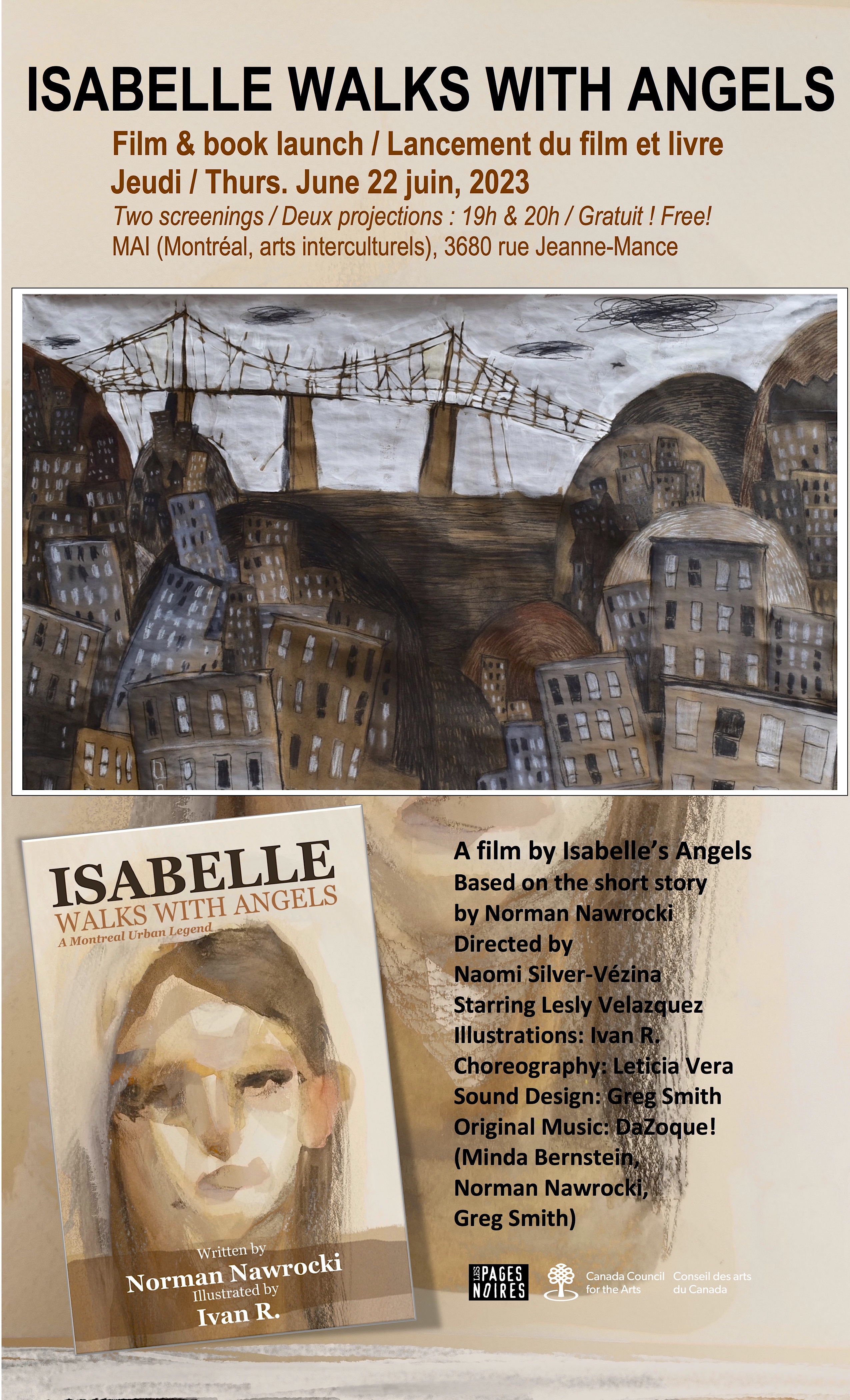 ISABELLE WALKS WITH ANGELS – FILM & BOOK LAUNCH