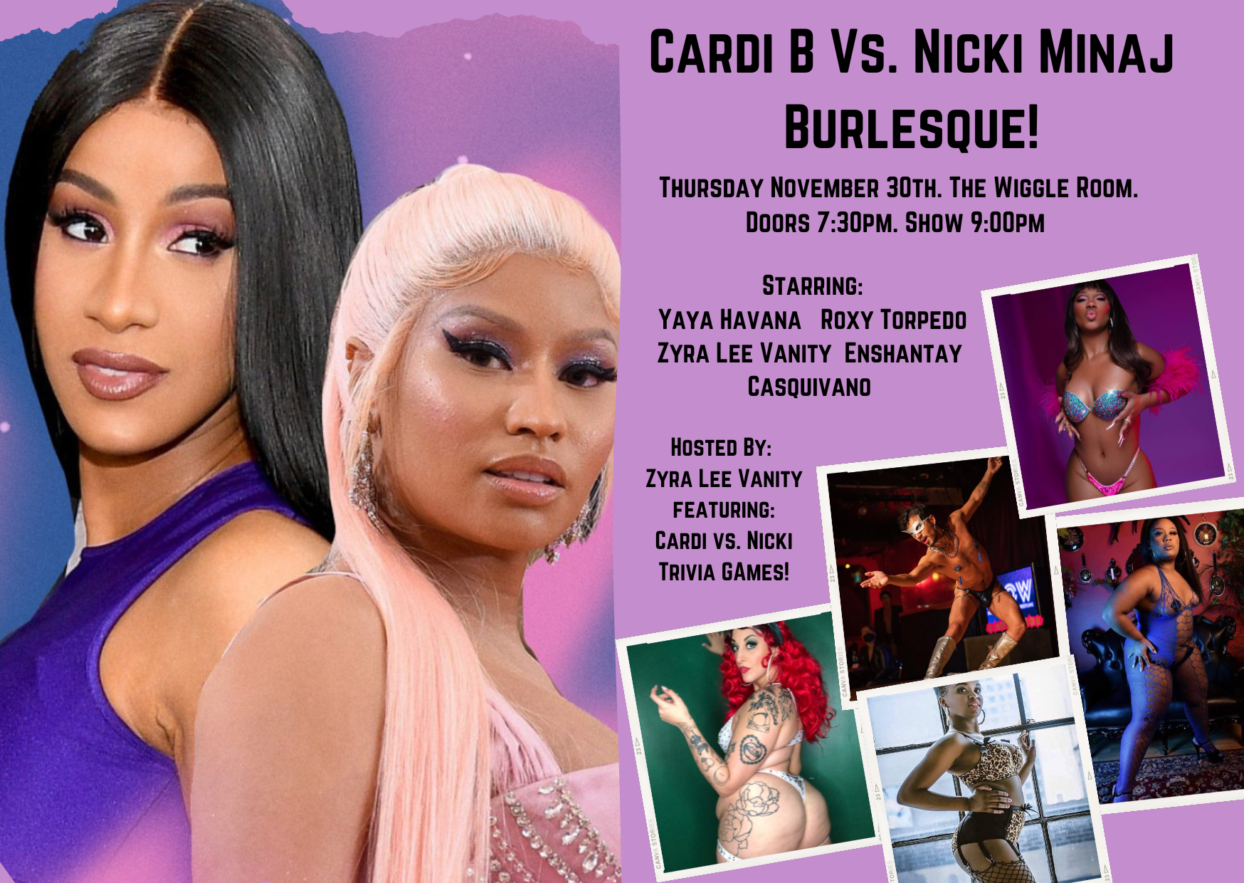 Cardi B Vs. Nicki Minaj Burlesque Tribute!