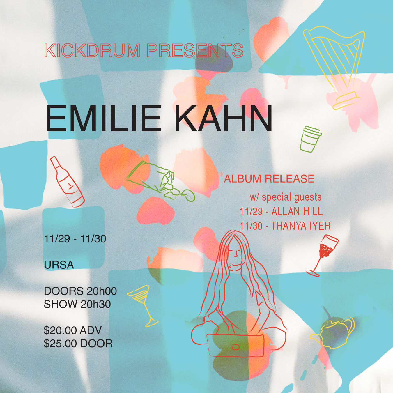 Emilie Kahn [Album release] + special guests | Ursa