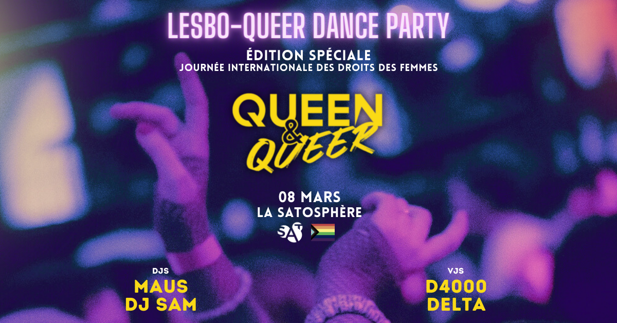 Queen & Queer Dance Party – International Women’s Rights Day Edition