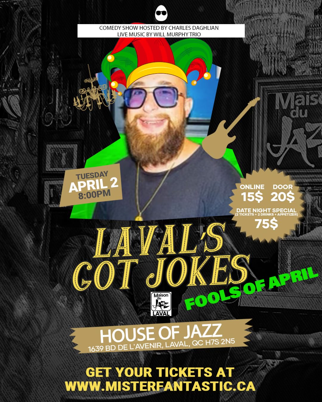 LAVAL’S GOT JOKES (Fools of April)