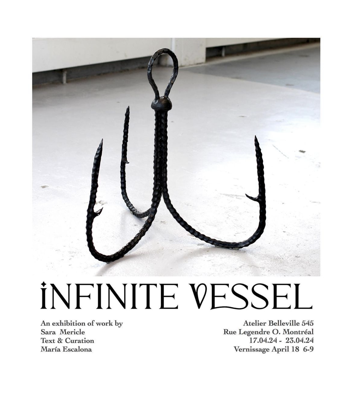 INFINITE VESSEL – an exhibition of work by Sara Mericle
