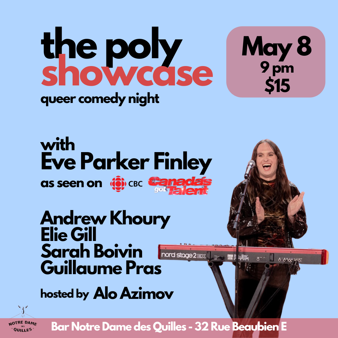 The Poly Showcase – Queer comedy night featuring Eve Parker Finley