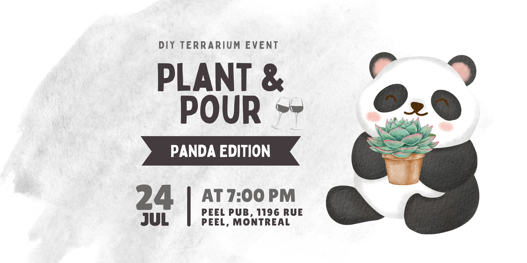 Plant and Pour | Wine Glass Terrarium Event in Montreal (Downtown)