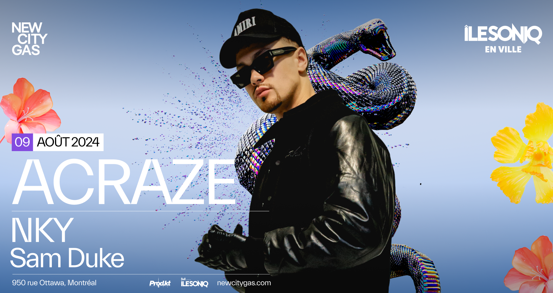 ÎLESONIQ After-PArty: Acraze at New City Gas