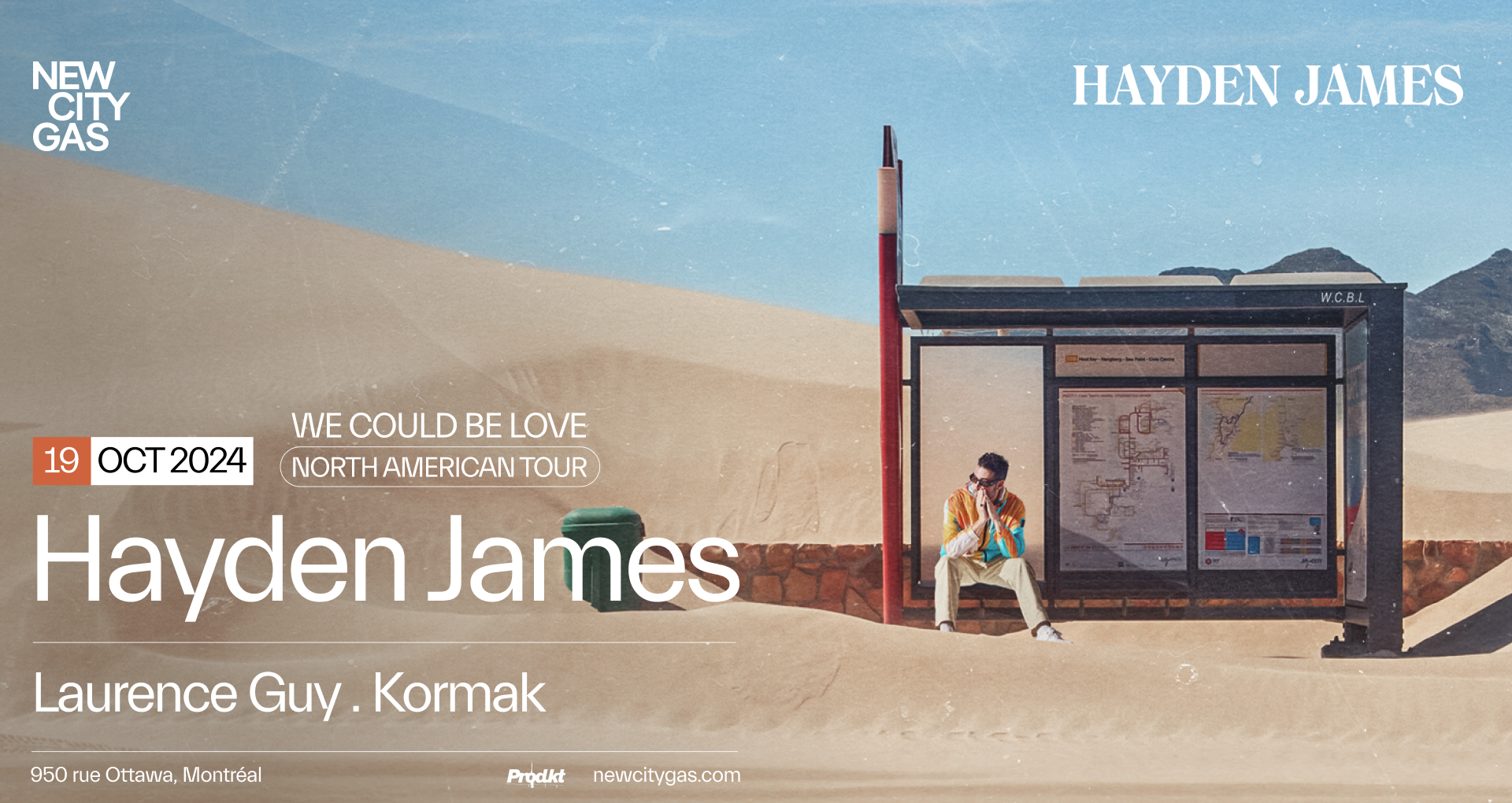 Hayden James at New City Gas