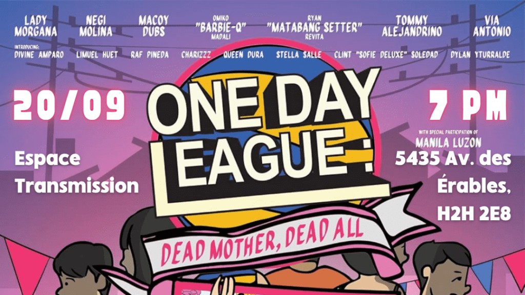 Exposures Montreal Trans Film Festival: One Day League: Dead Mother, Dead All