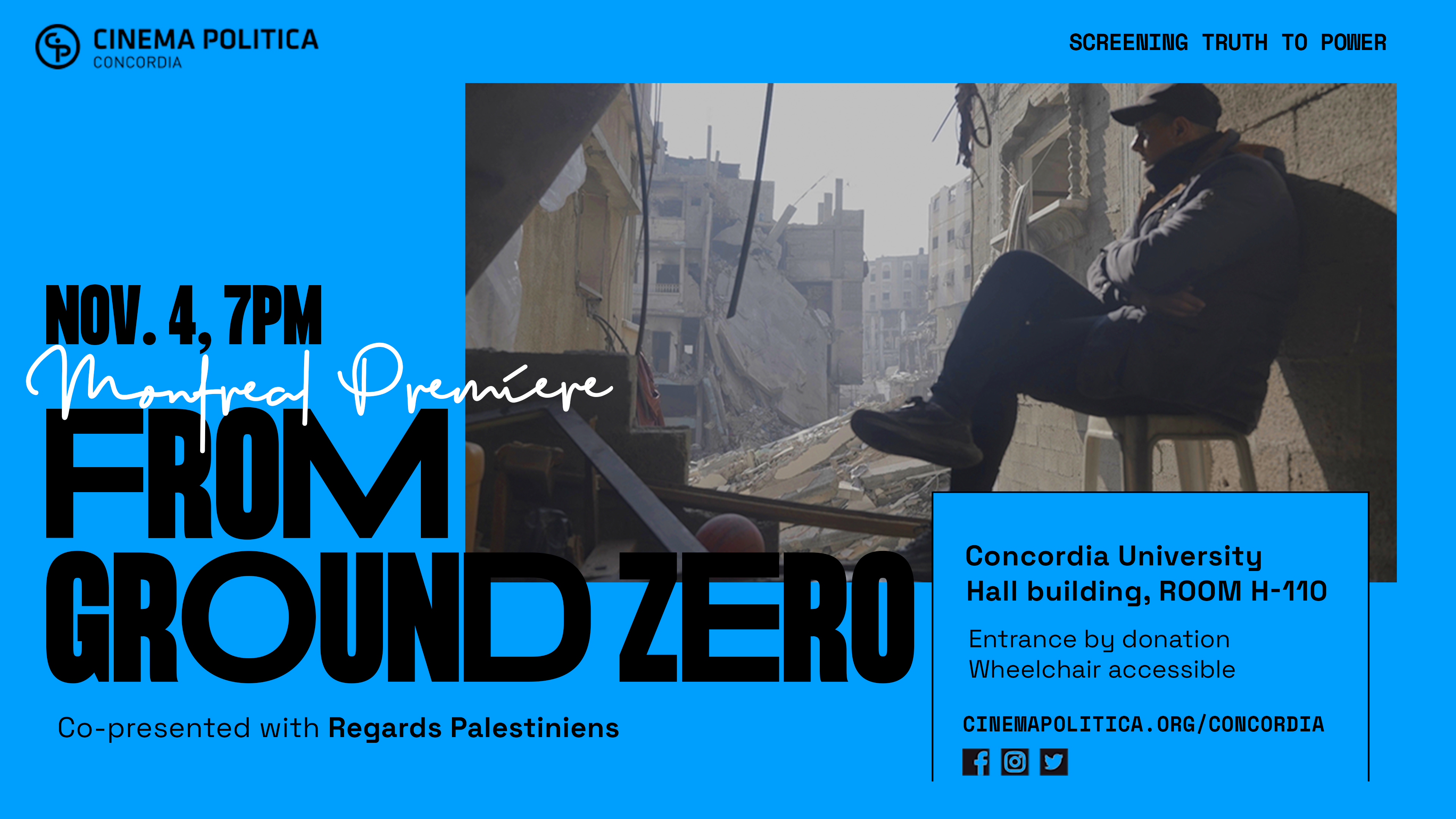 FROM GROUND ZERO – Montreal Premiere with Guests