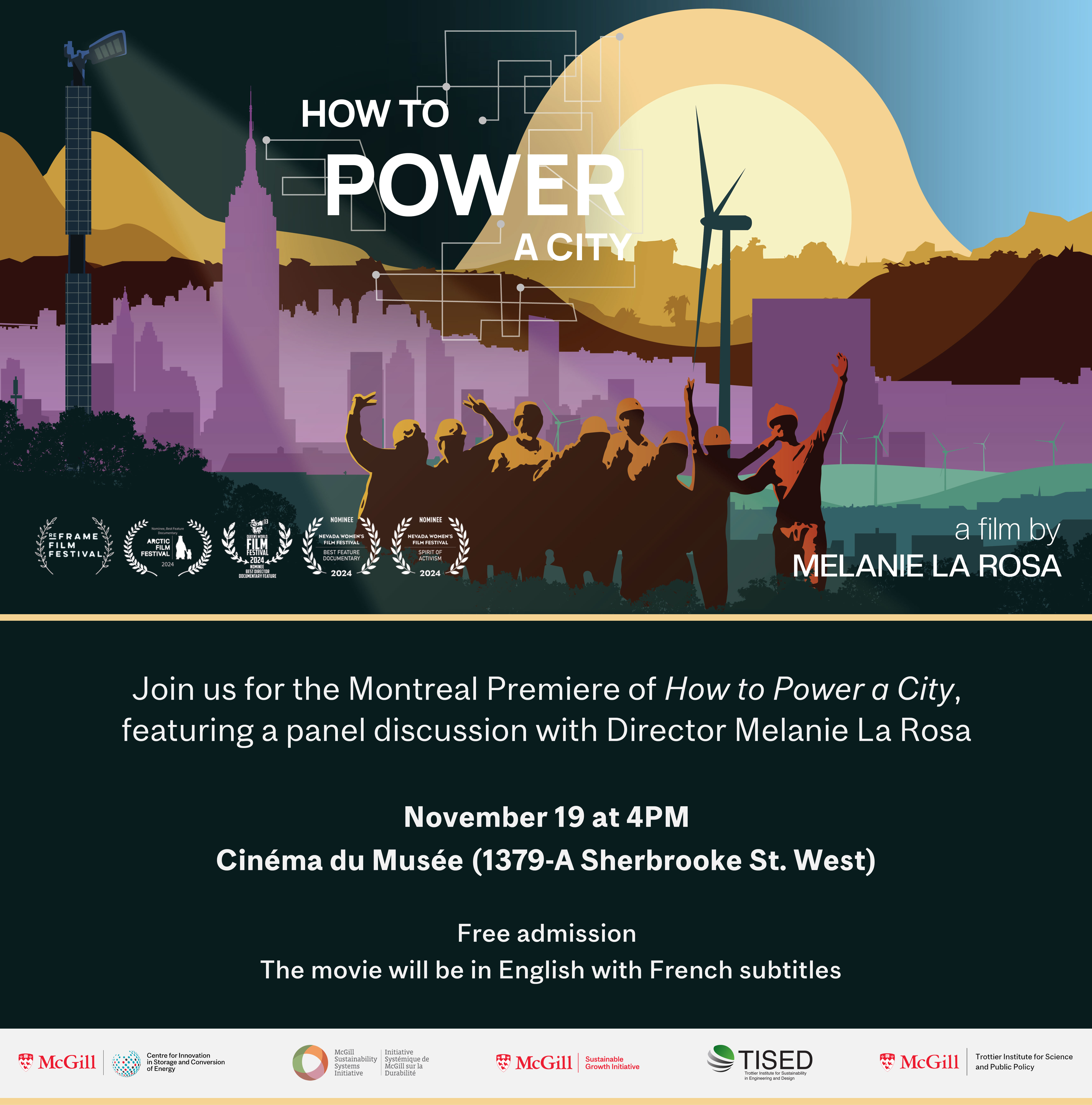 How to Power a City (Montreal Premiere)