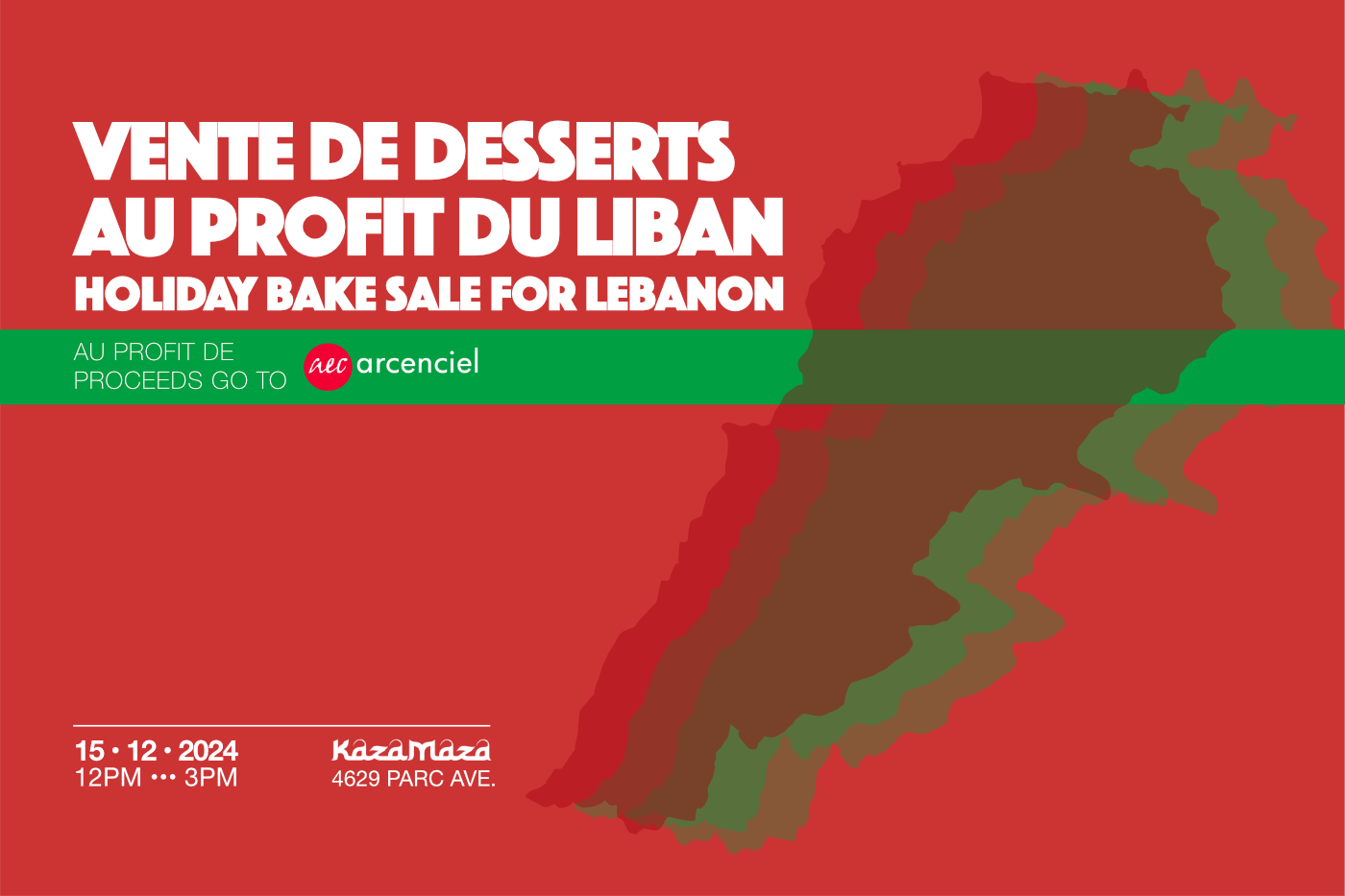 Sweet Relief: Holiday Bake Sale for Lebanon