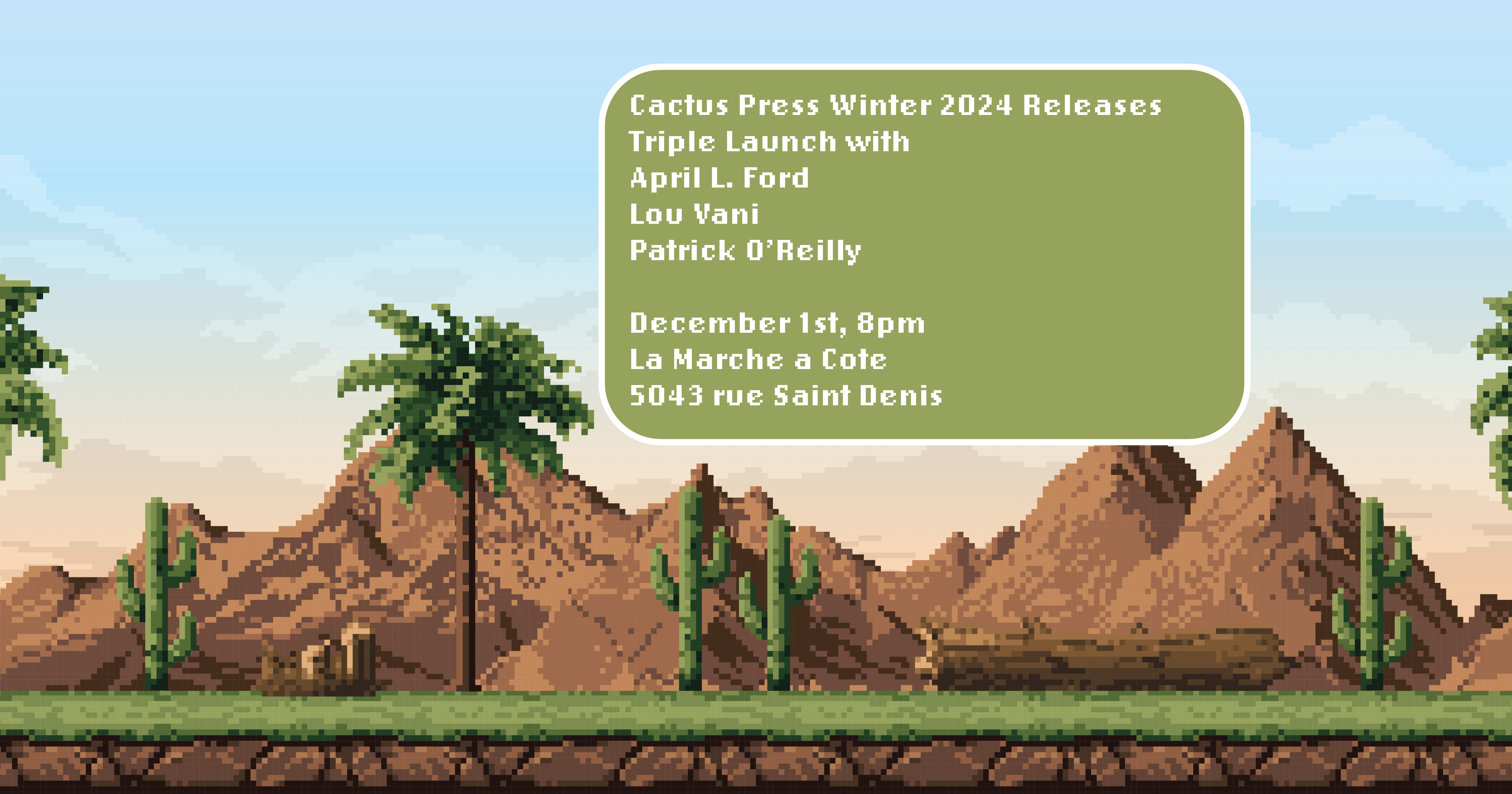 Cactus Press Winter Launch 2024