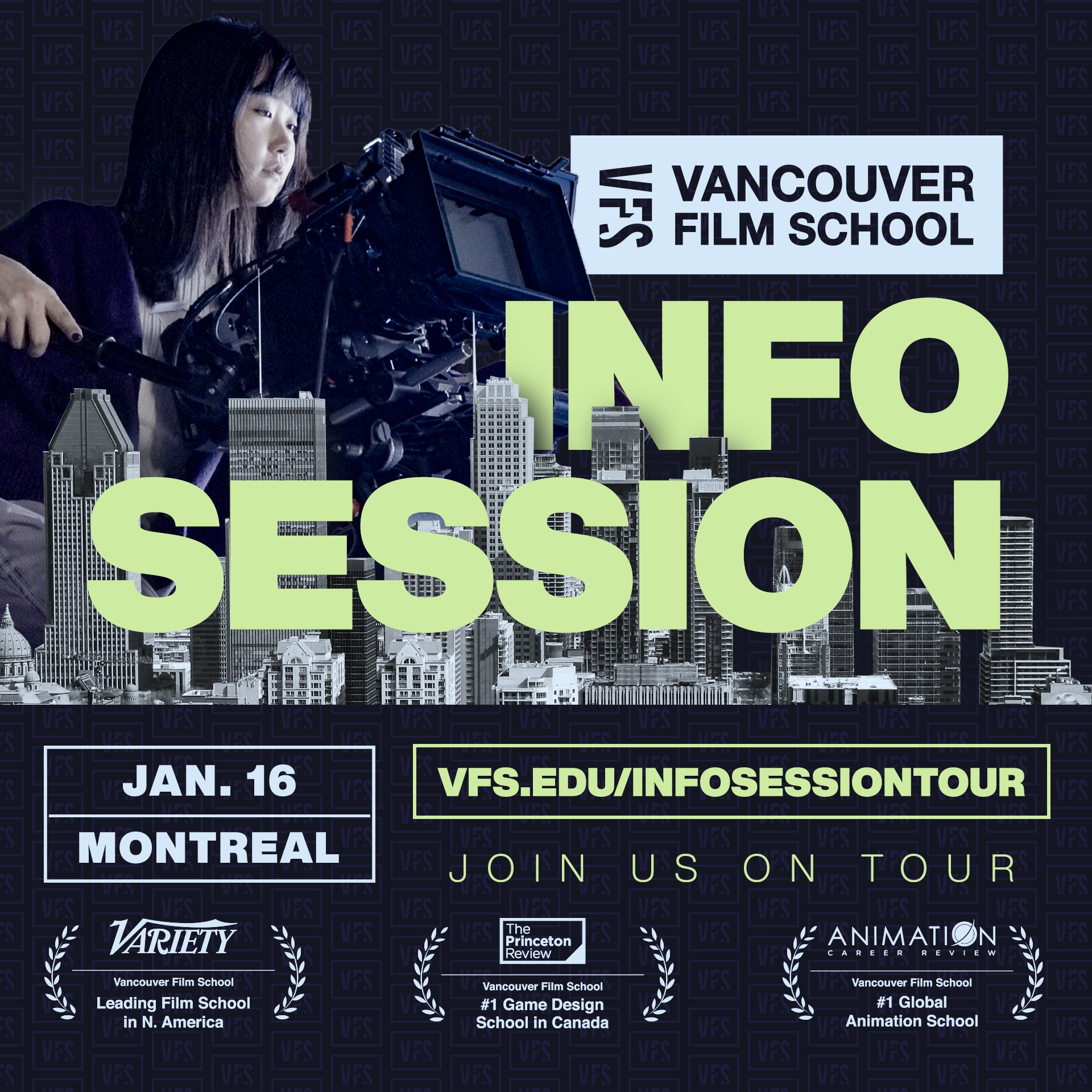 Vancouver Film School – Info Session | Montreal, QC