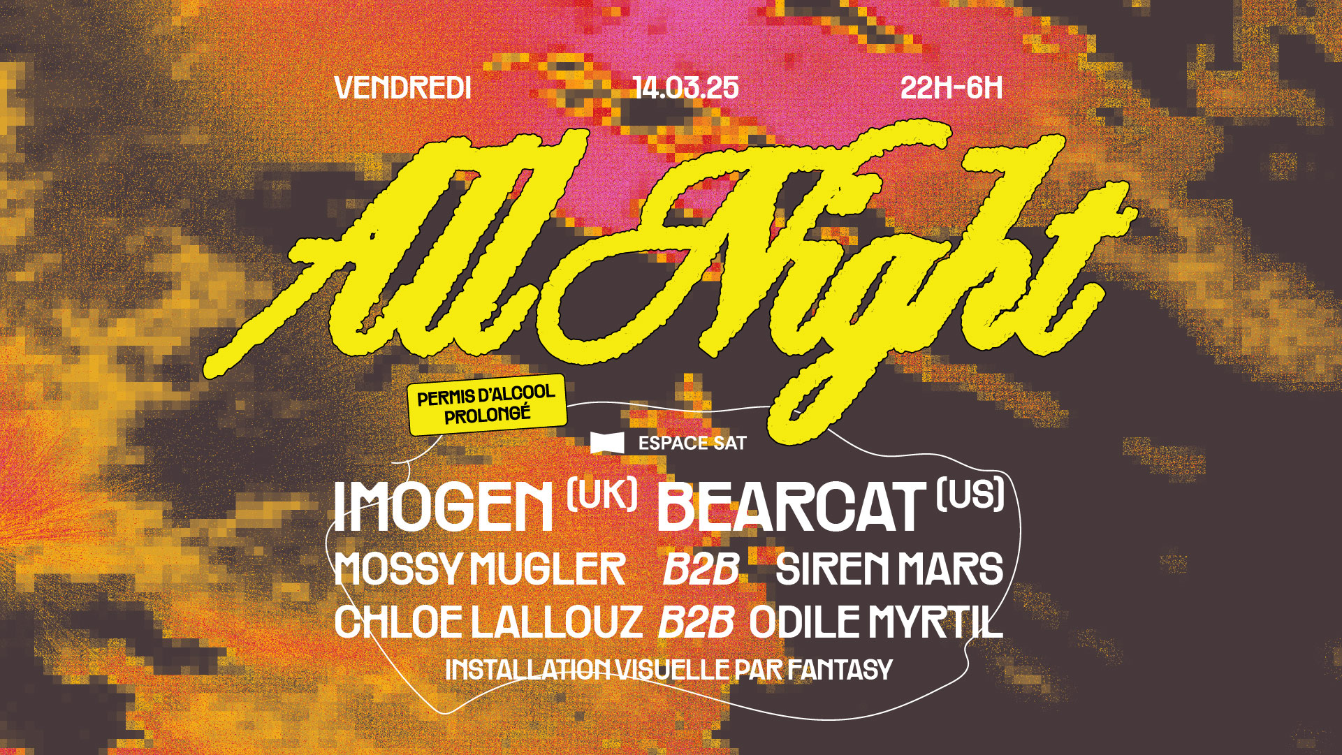 ALL NIGHT — IMOGEN (UK)• BEARCAT (US) and more