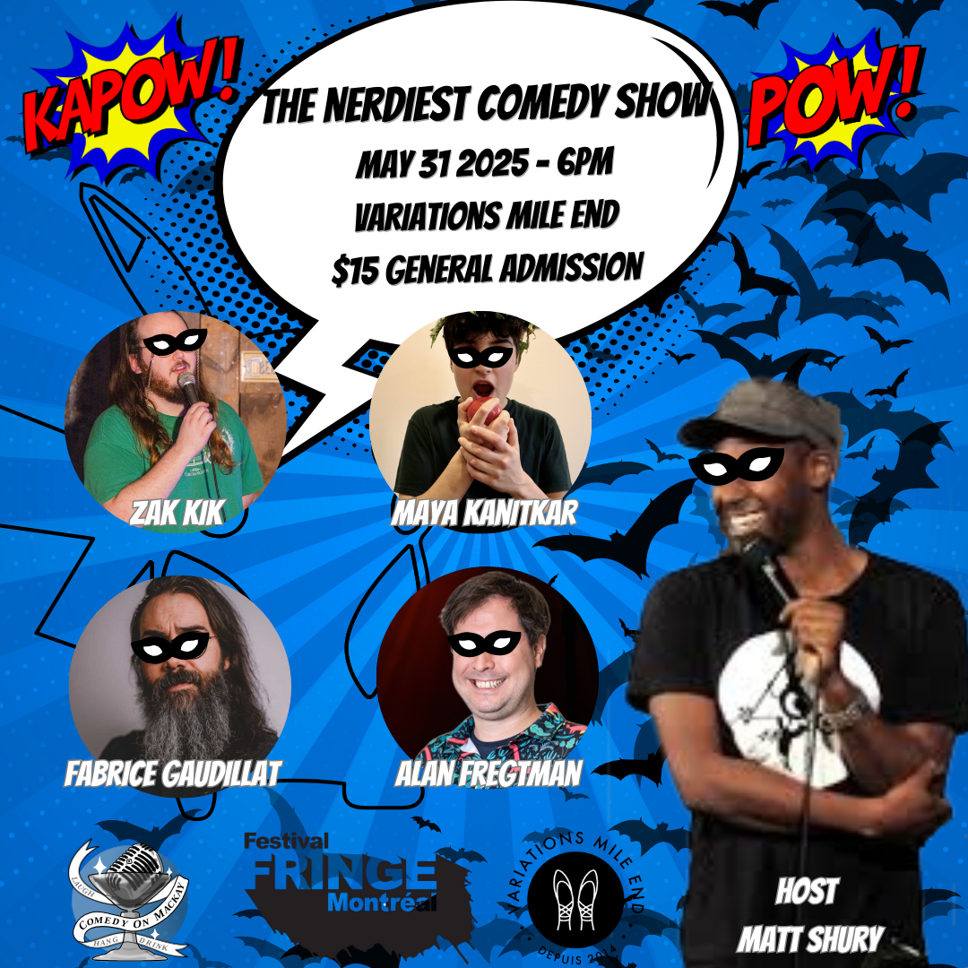 Comedy On Mackay presents: The Nerdiest Comedy Show!